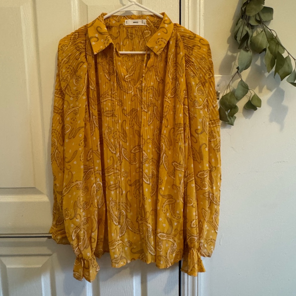 Yellow Paisley women’s Shirt